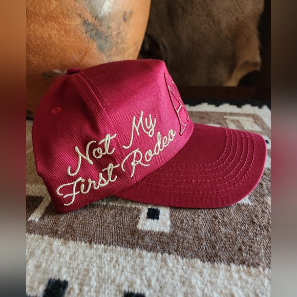 Arizona Coyotes Stevenson Ranch Red/Gold A Sun Adjustable Hat NWT - Picture 2 of 7